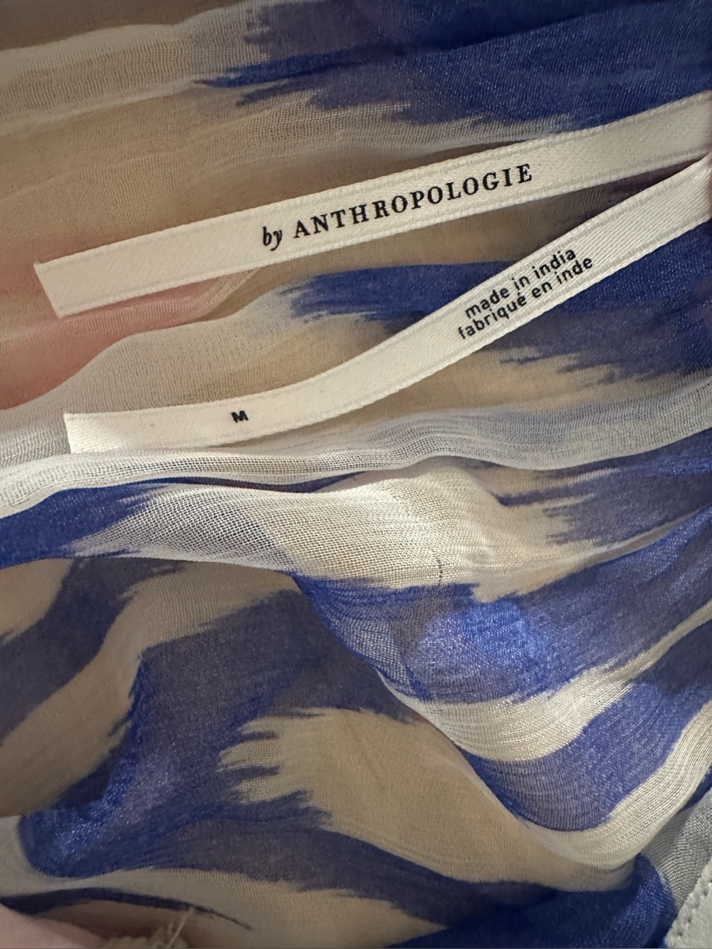 Anthropologie The Marais Printed Chiffon Maxi Dress size medium - Picture 12 of 15